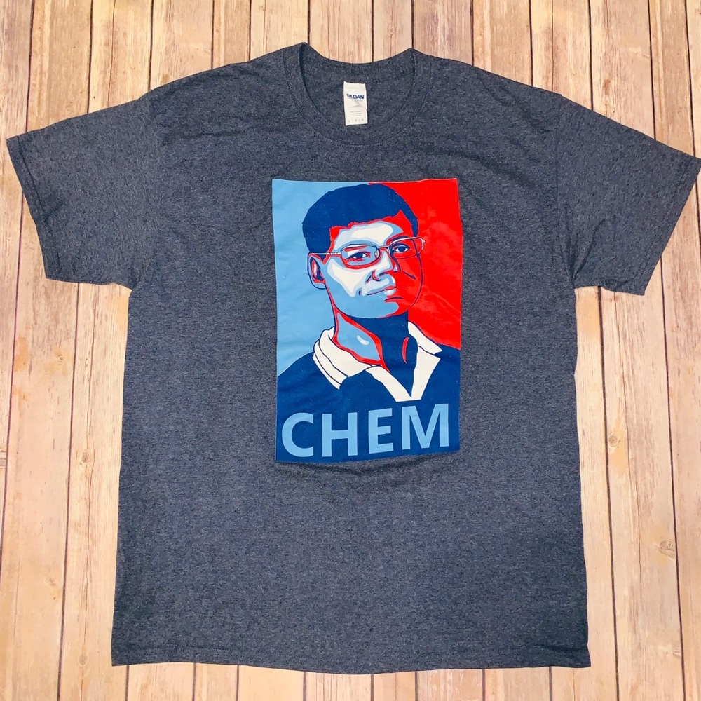 Gildan Chem guy gray Tshirt Sz L